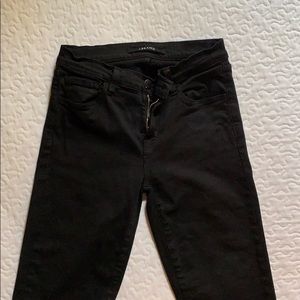 Jbrand black stretch flare jeans